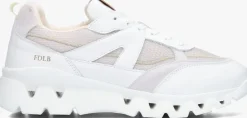 witte fred de la bretoniere lage sneakers nona eef
