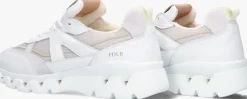 witte fred de la bretoniere lage sneakers nona eef