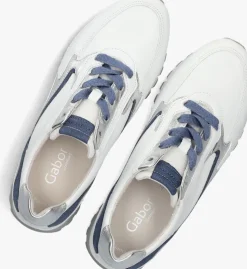 witte gabor lage sneakers 376