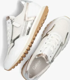 witte gabor lage sneakers 378