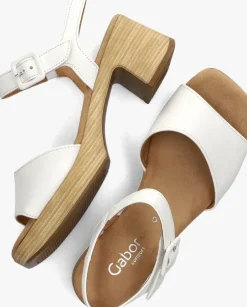 witte gabor sandalen 721.1.0