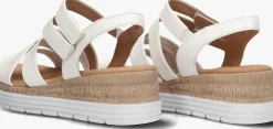 witte gabor sandalen met hak 702.2