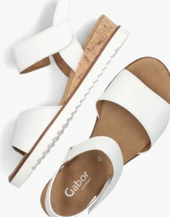 witte gabor sandalen met hak 750.2