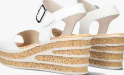witte gabor sandalen met hak 651