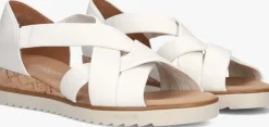 witte gabor sandalen met hak 782