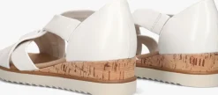 witte gabor sandalen met hak 782