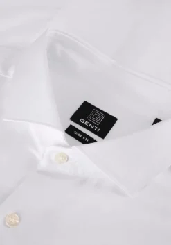 witte genti klassiek overhemd s9254-1109