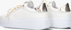 witte gio+ lage sneakers pia