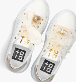 witte gio+ lage sneakers pia