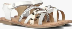witte gioseppo platte sandalen solapur