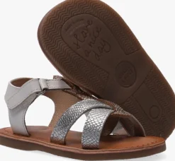 witte gioseppo platte sandalen istres