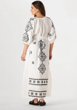 witte greek archaic kori maxi jurk 230652