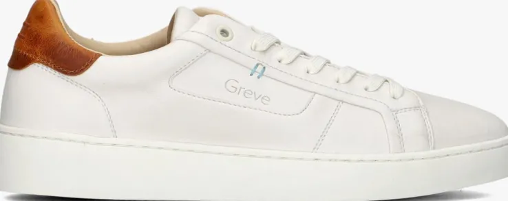 witte greve lage sneakers wave