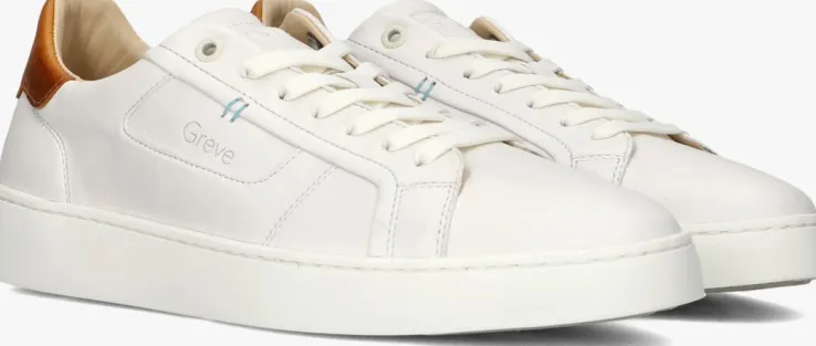 witte greve lage sneakers wave