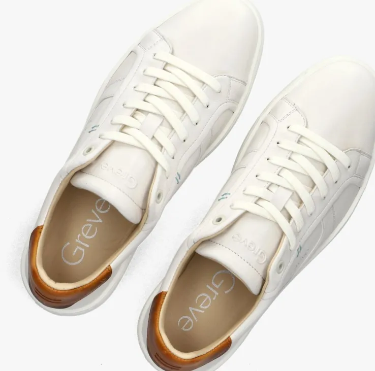 witte greve lage sneakers wave