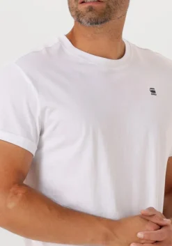 witte g-star raw t-shirt lash r t s/s