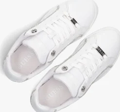 witte guess lage sneakers gratea