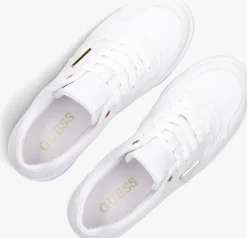witte guess lage sneakers miram