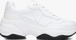 witte guess lage sneakers hapyy