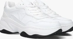 witte guess lage sneakers hapyy