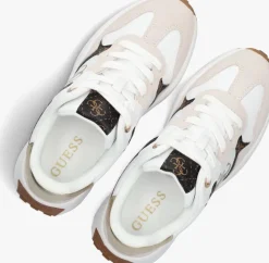 witte guess lage sneakers luckei