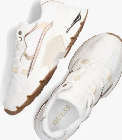 witte guess lage sneakers carrli
