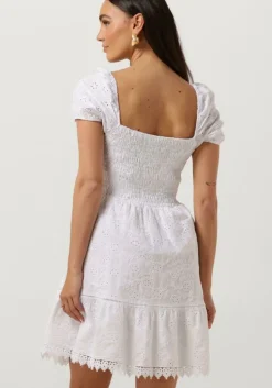 witte guess mini jurk ss clio flare midi dress