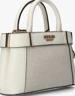 witte guess schoudertas anadela mini satchel