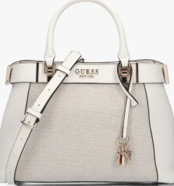 witte guess schoudertas anadela 3 comp satchel