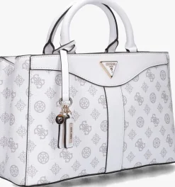 witte guess schoudertas dorys luxury sathel