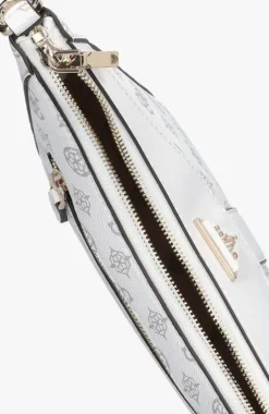 witte guess schoudertas dorys shoulder bag