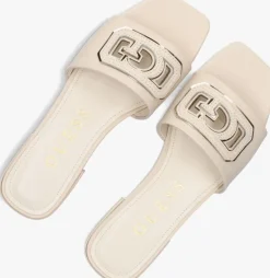 witte guess slippers tarisha