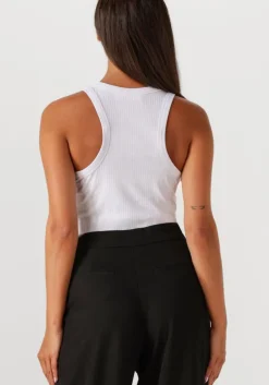 witte haute l'amitié top rib badge tank