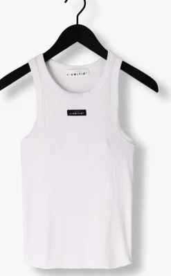 witte haute l'amitié top rib badge tank