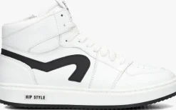 witte hip hoge sneakers h1965