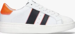 witte hip lage sneakers h1610