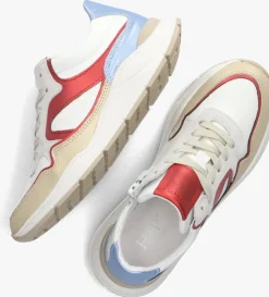 witte hip lage sneakers h6355