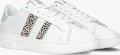witte hip lage sneakers h1610