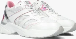 witte hip lage sneakers h1255