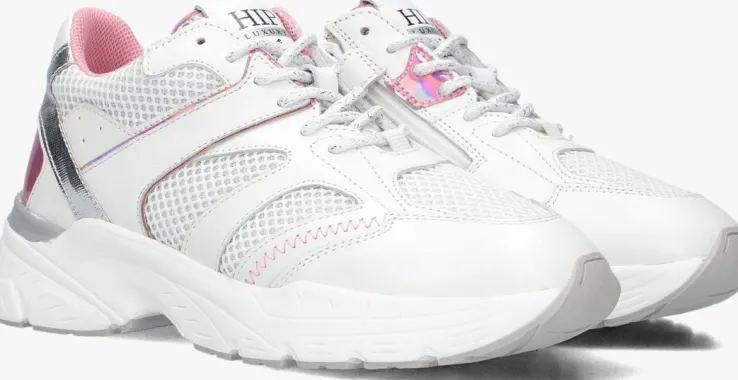 witte hip lage sneakers h1255