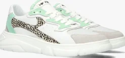 witte hip lage sneakers h1096l