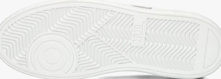 witte hub lage sneakers court-z