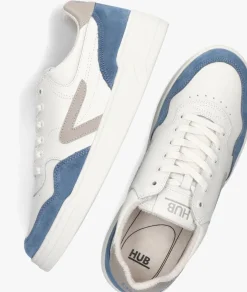 witte hub lage sneakers court-z