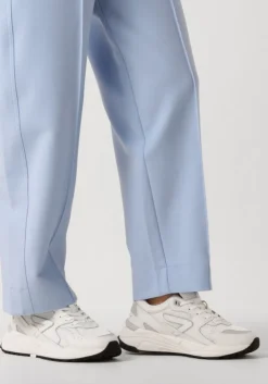 witte hub lage sneakers grid-w