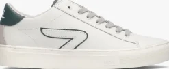 witte hub lage sneakers hook-z