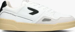 witte hub lage sneakers matchpoint