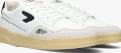 witte hub lage sneakers matchpoint