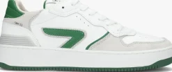 witte hub lage sneakers smash heren