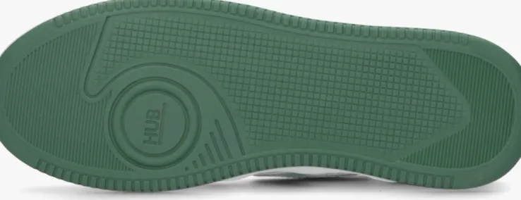 witte hub lage sneakers smash heren