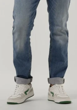 witte hub lage sneakers smash heren